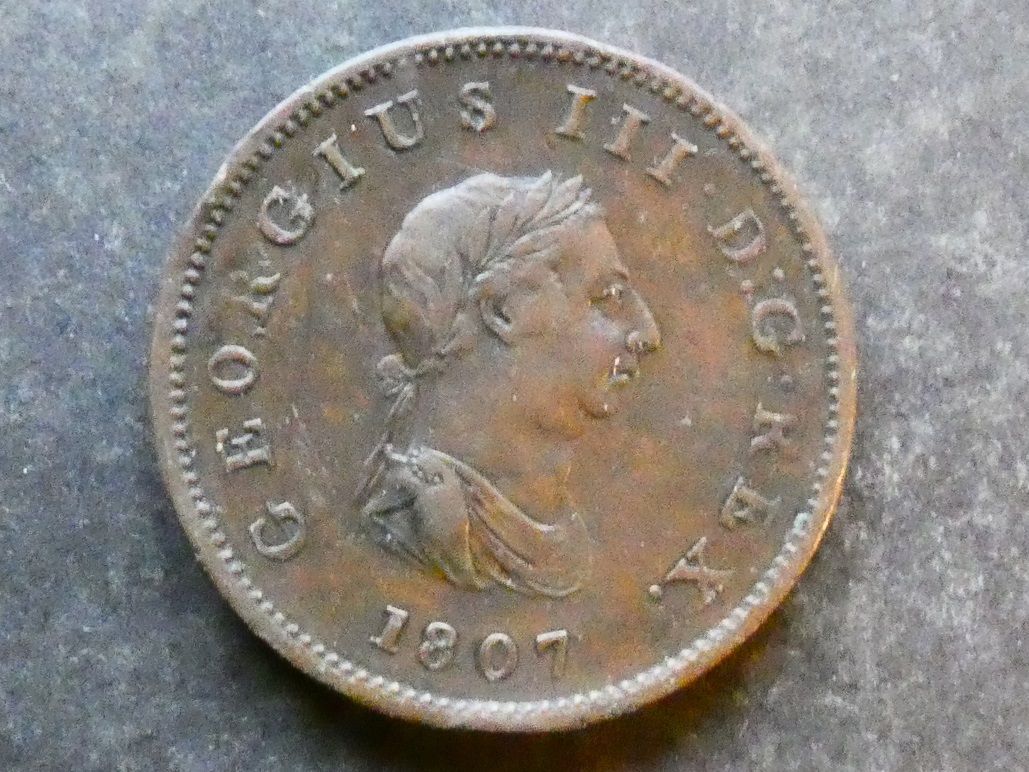 Halfpenny, 1807.