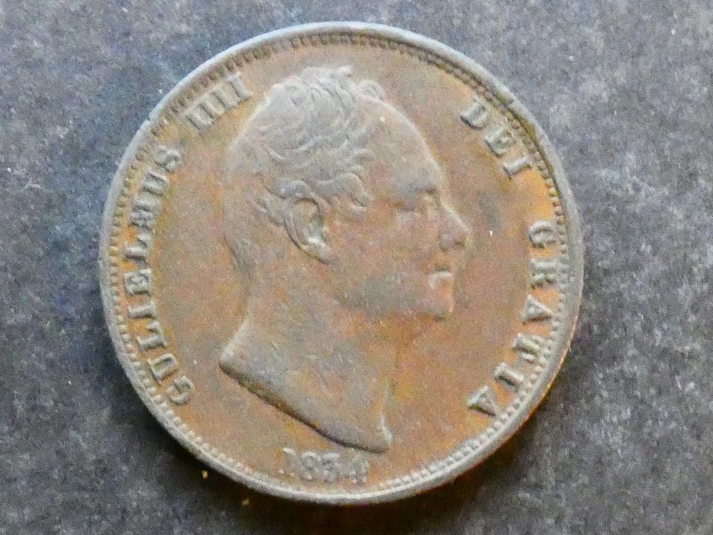 Halfpenny, 1834.