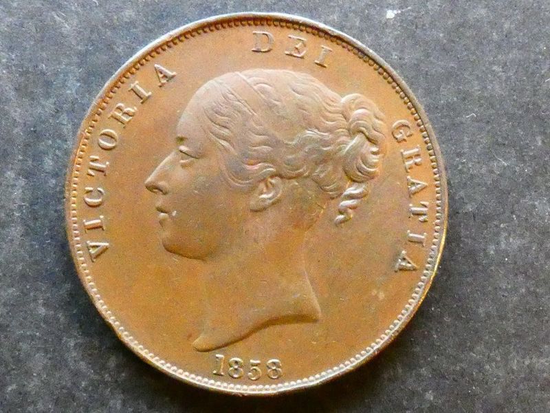 Penny, 1858.
