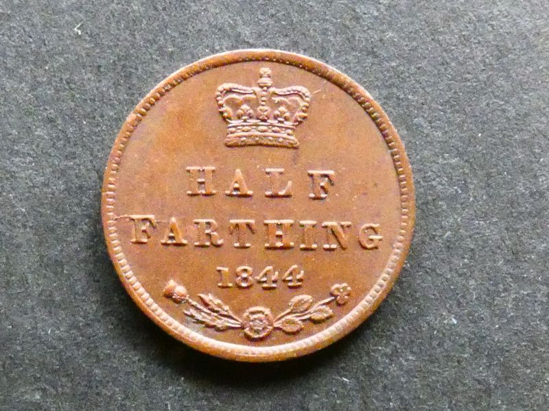 1/2-Farthing, 1844.