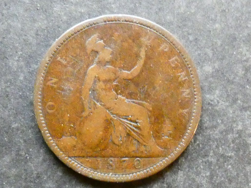Penny, 1870.