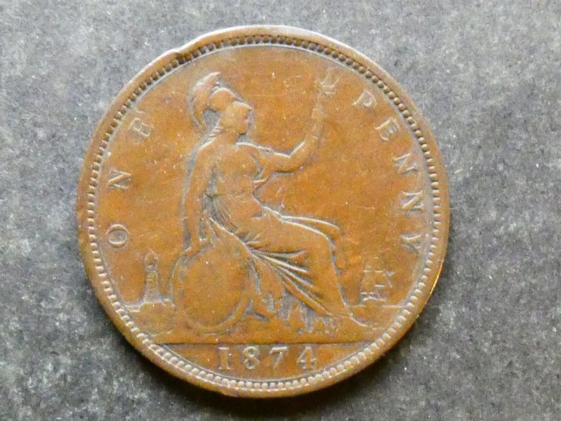 Penny, 1874, 6/G.