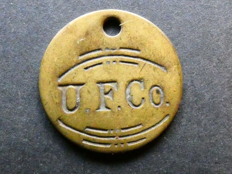 Jamaica, Kingston, dock worker's tally, United Fruit Co. Jamaica, Kingston, dock worker's tally, United Fruit Co.