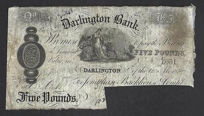 Darlington Bank, 5 Pounds, Outing-629r