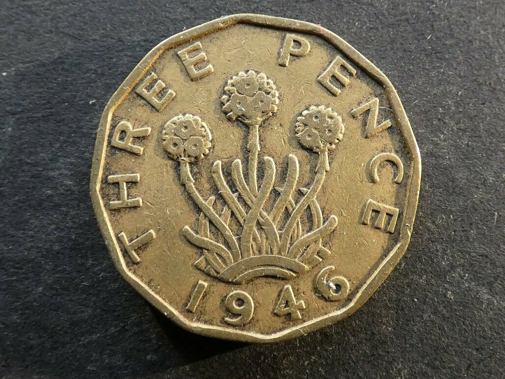Threepence, 1946.
