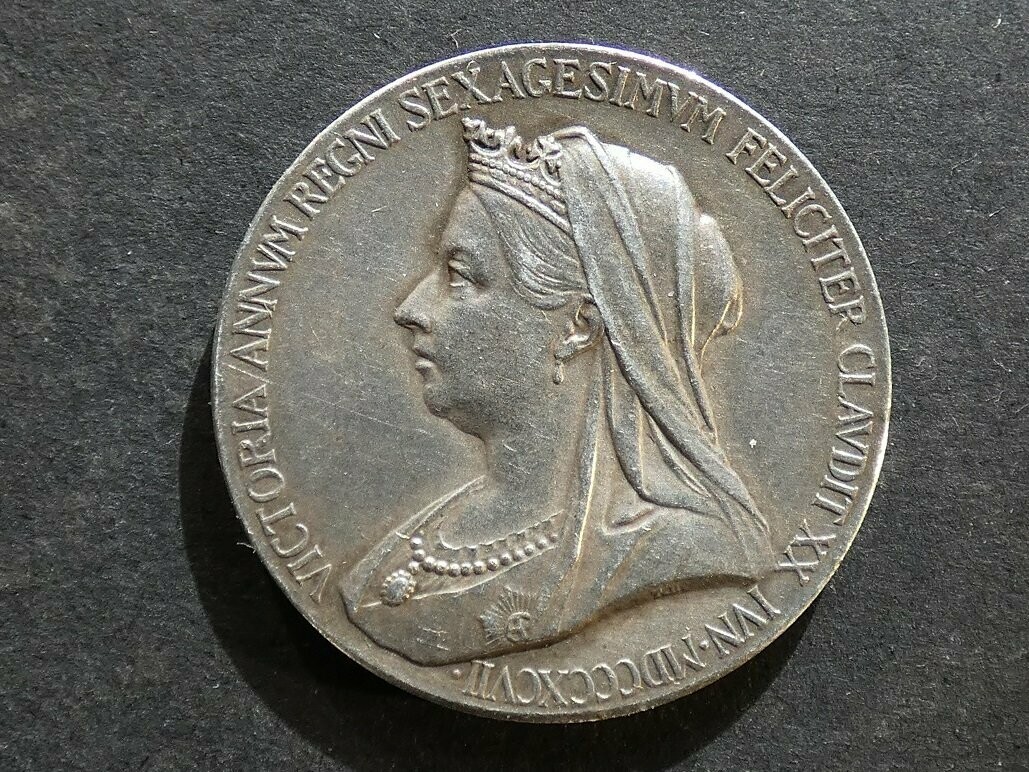 1897, Queen Victoria Diamond Jubilee, by de Saulles 1897, Queen Victoria Diamond Jubilee, by de Saulles