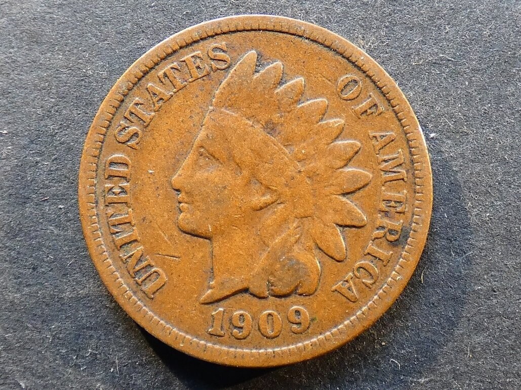 USA, 1 Cent, 1909, Indian head