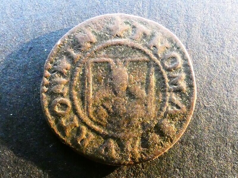 17th Century Halfpenny, Yorkshire, Doncaster, Thomas Burton, W-65