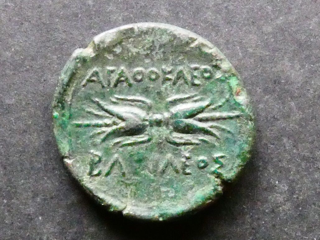 Italy, Sicily, Agathokles, 317-289 BCE, AE24 Italy, Sicily, Agathokles, 317-289 BCE, AE24