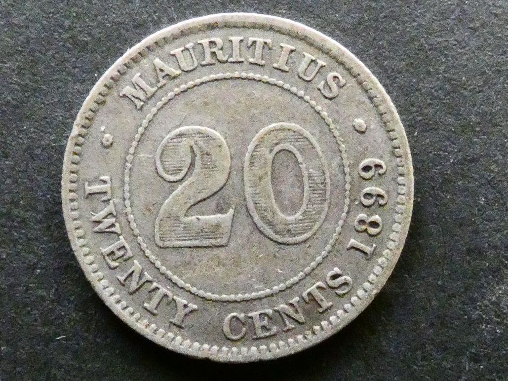 Mauritius, 20 Cents, 1899