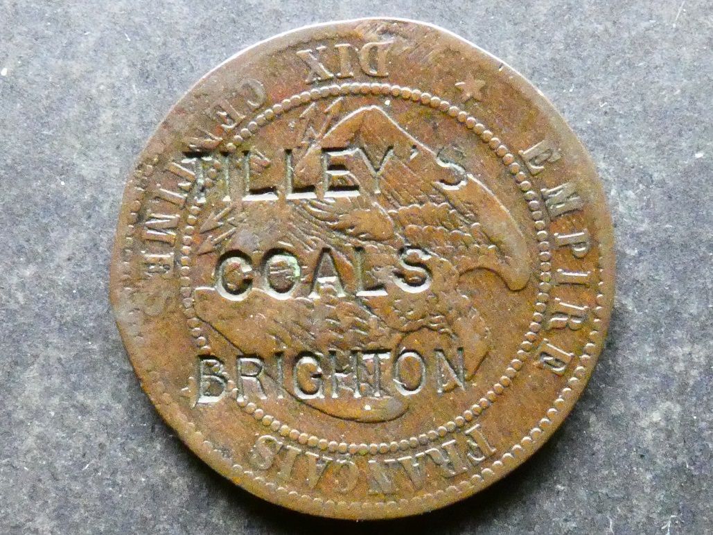 Countermarked, Brighton, TILLEY'S COALS Countermarked, Brighton, TILLEY'S COALS