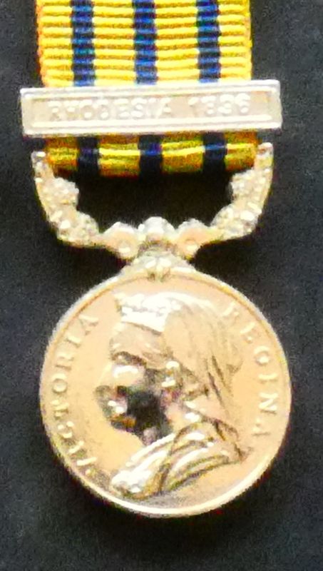 Great Britain, British South Africa Company Medal, RHODESIA 1896, modern restrike (miniature)