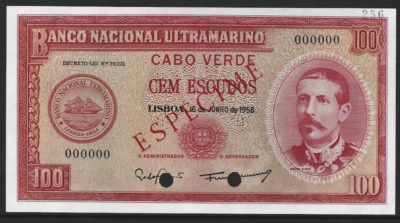 Cape Verde, 500 Francs, 24.2.1945.