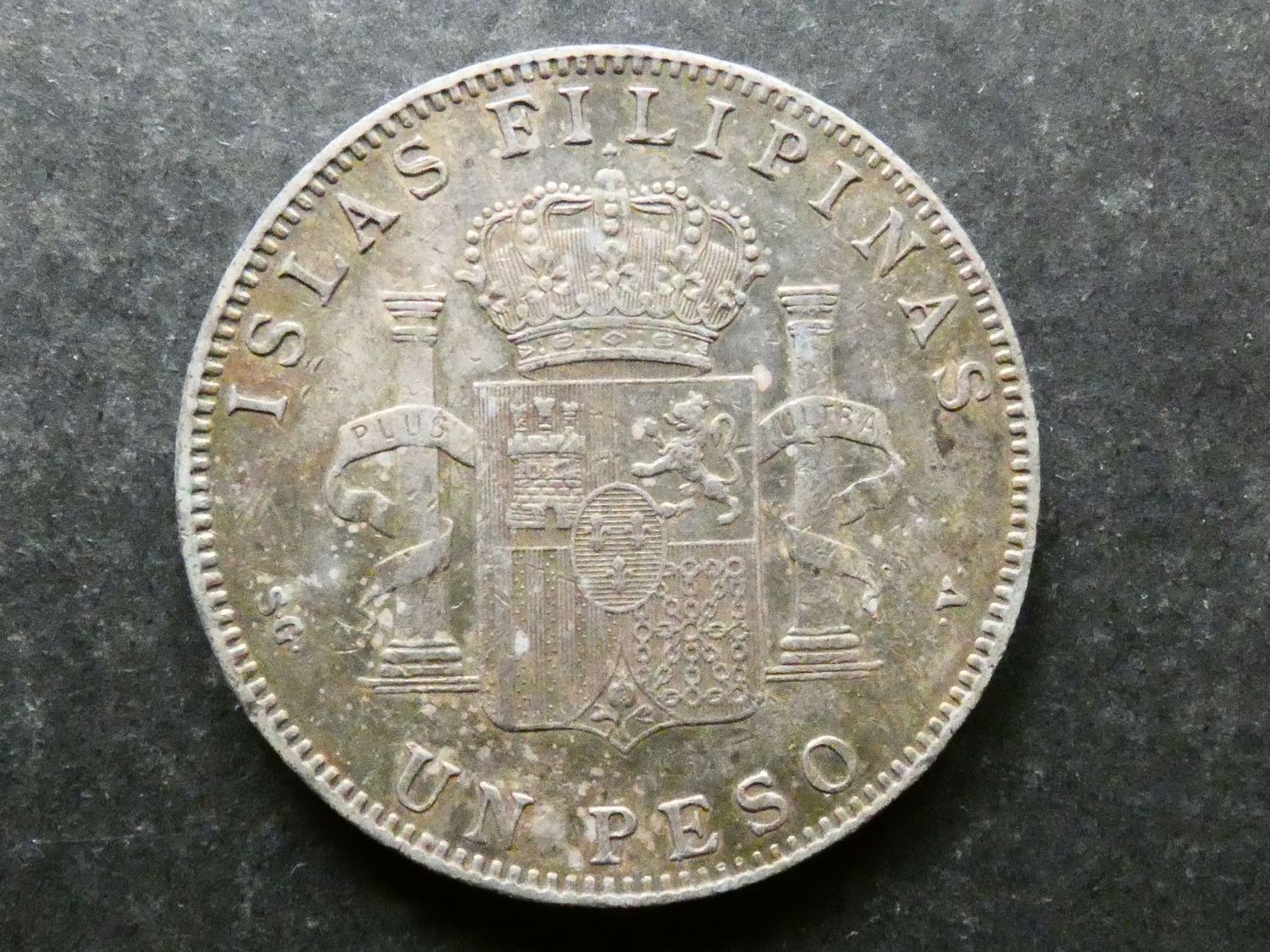 Philippines, 1 Peso, 1897