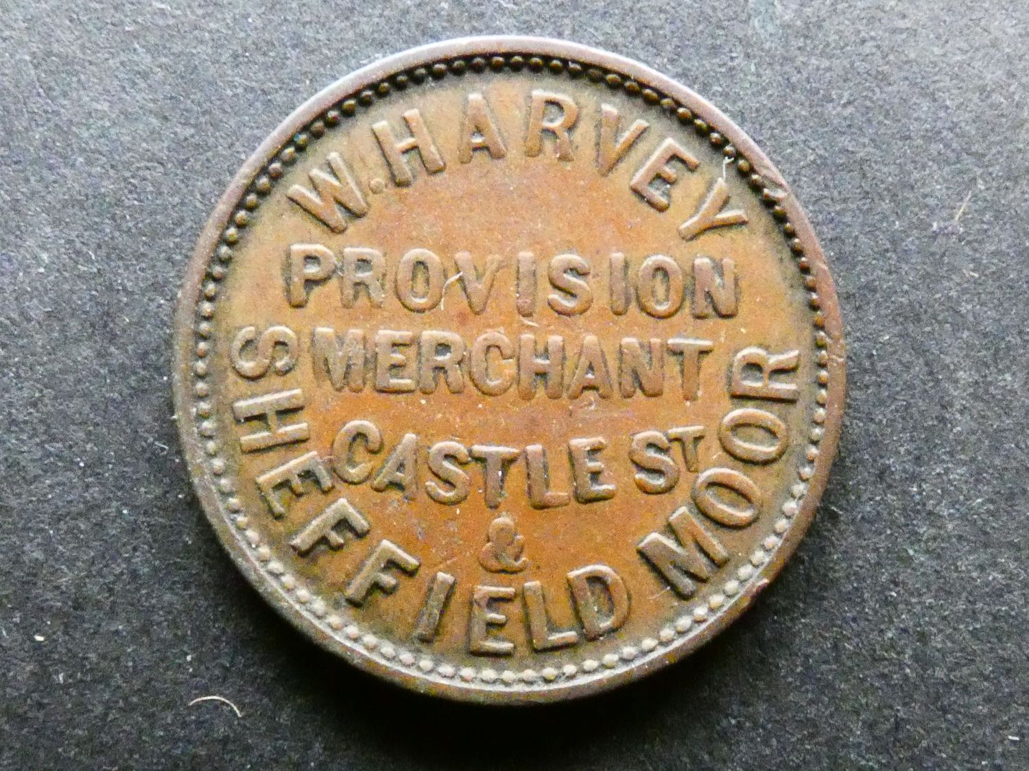 Unofficial Farthing, Yorkshire, Sheffield, W. Harvey, Bell-4590