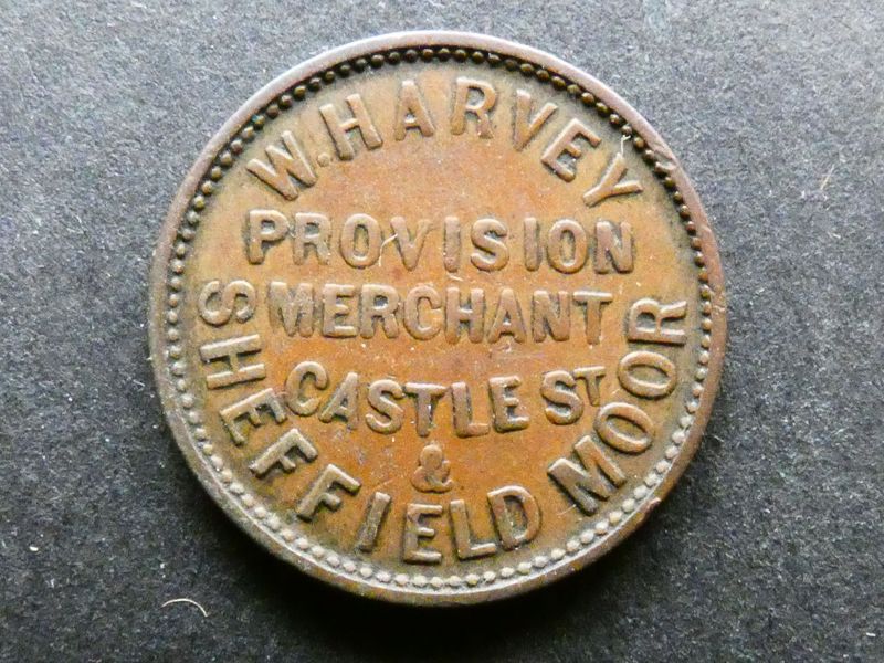 Unofficial Farthing, Yorkshire, Sheffield, W. Harvey, Bell-4590