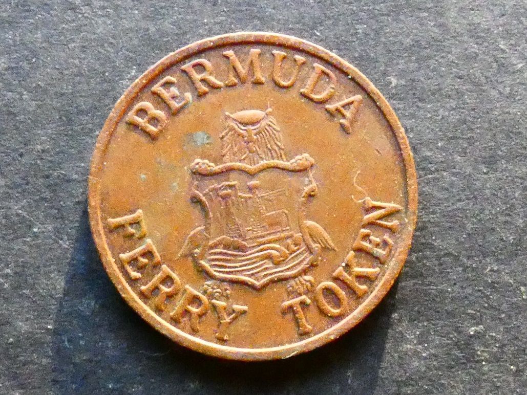 Bermuda, Ferry Token, Paget-Warwick route Bermuda, Ferry Token, Paget-Warwick route