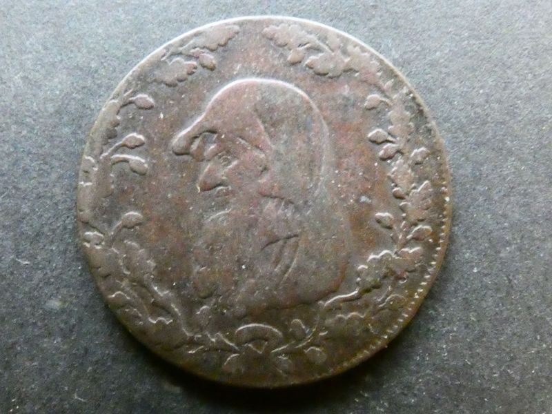 18th Century Halfpenny, Wales, Anglesey, 1794, DH-416a