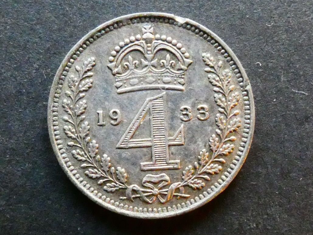 Maundy Fourpence, 1933.
