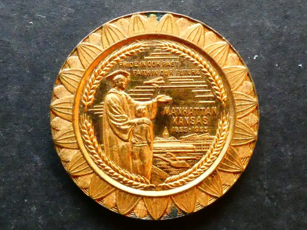 USA, 1955, Centennial of Manhattan, Kansas. USA, 1955, Centennial of Manhattan, Kansas.