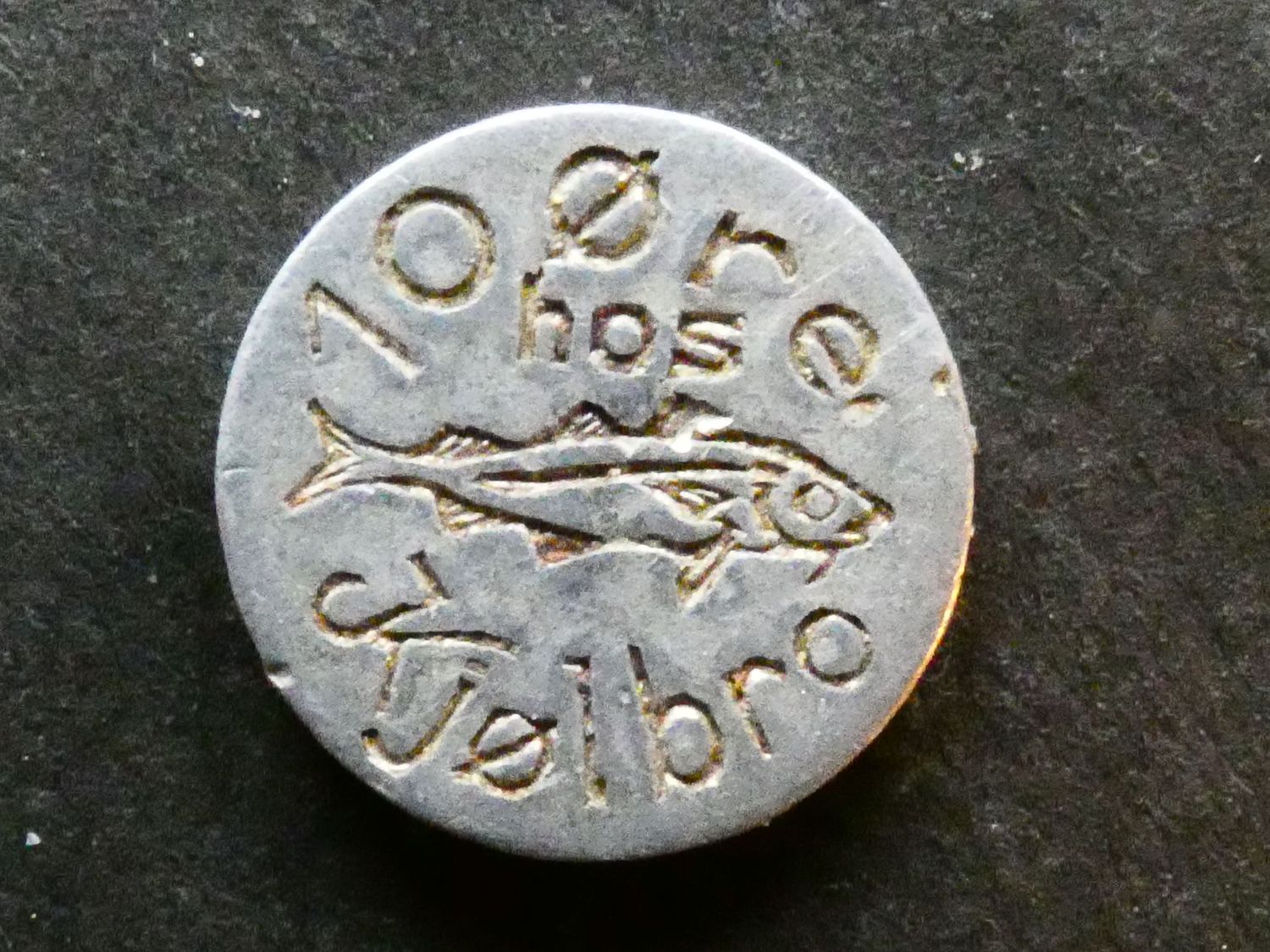 Faeroe Islands, merchant's token, J.F. Kjølbro, ND(1930-1933)