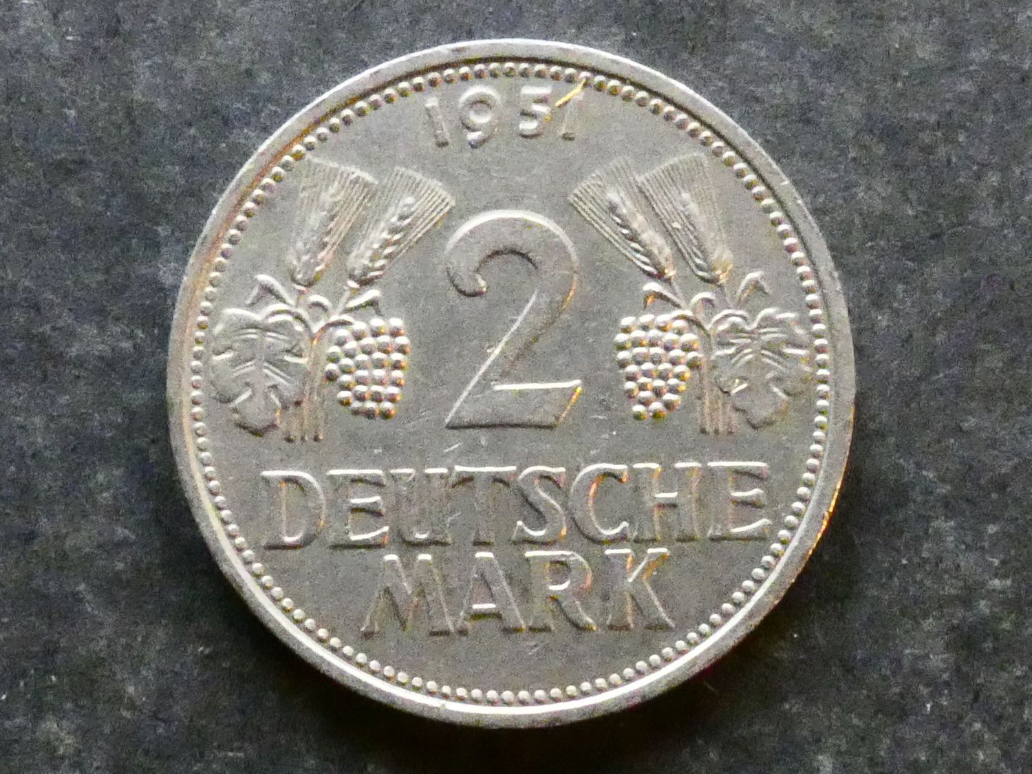 Germany, 2 Deutsch Mark, 1951G