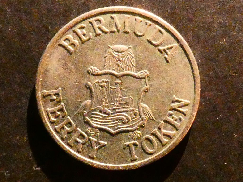 Bermuda, Ferry Token, Paget-Warwick route Bermuda, Ferry Token, Paget-Warwick route