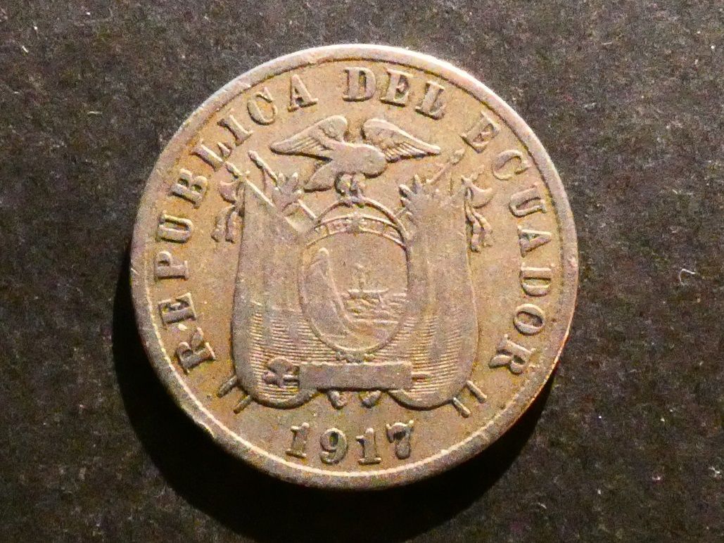 Ecuador, ½  Decimo, 1893