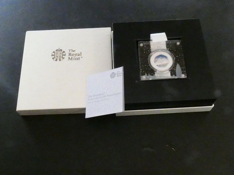 50p, 2018, The Snowman, silver Proof.