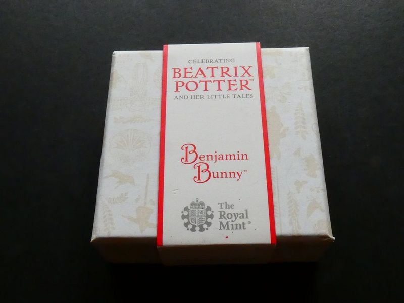 50p, 2017, Benjamin Bunny, silver Proof.