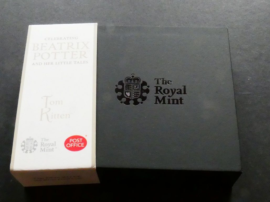 50p, 2017, Tom Kitten, silver Proof. 50p, 2017, Tom Kitten, silver Proof.