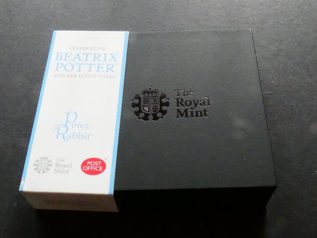 50p, 2017, Peter Rabbit, silver Proof. 50p, 2017, Peter Rabbit, silver Proof.