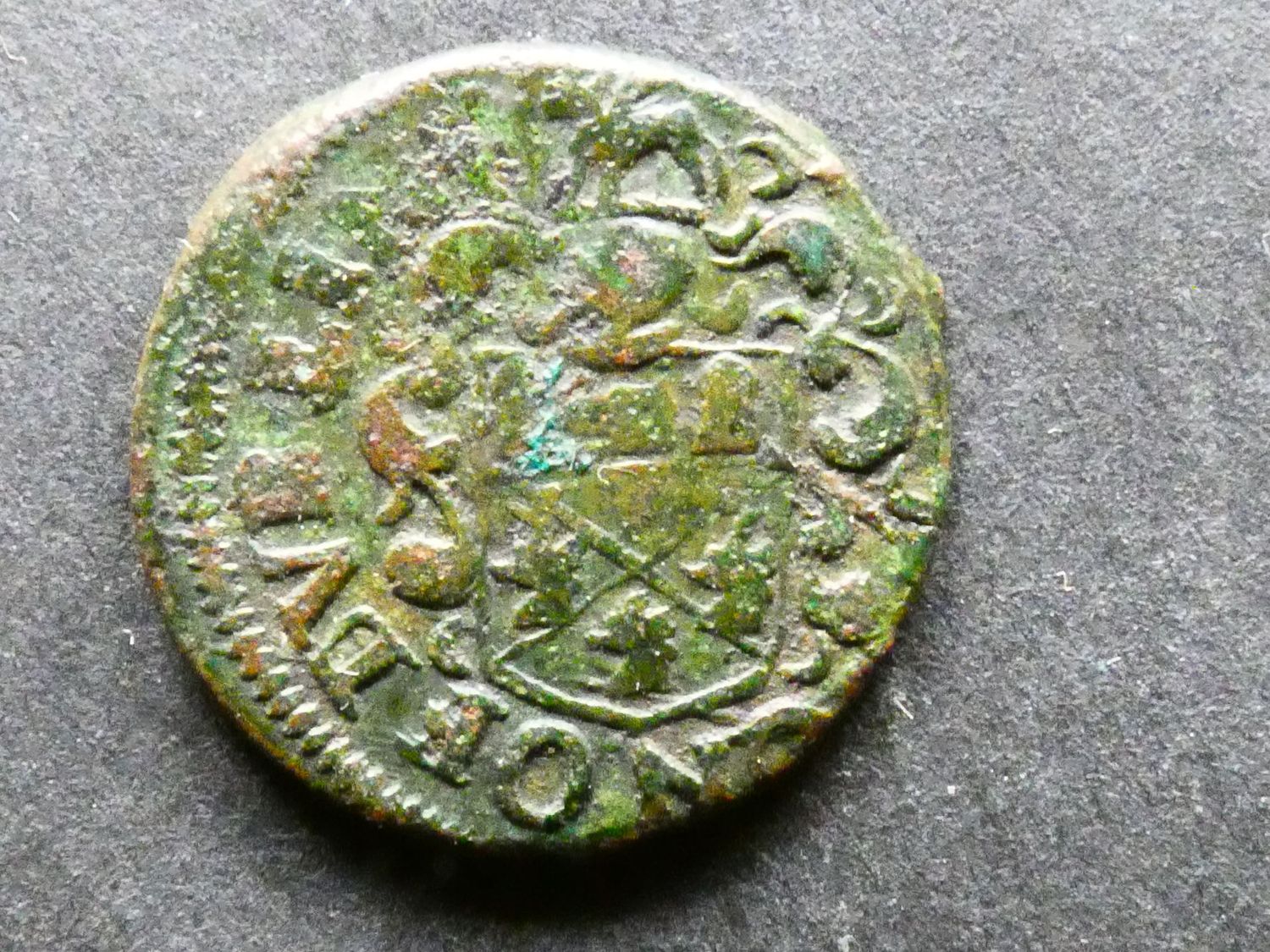 17th Century Halfpenny, Ireland, Dublin, W-416 17th Century Halfpenny, Ireland, Dublin, W-416
