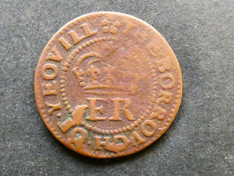 17th Century Halfpenny, Somerset, Yeovil, W-326