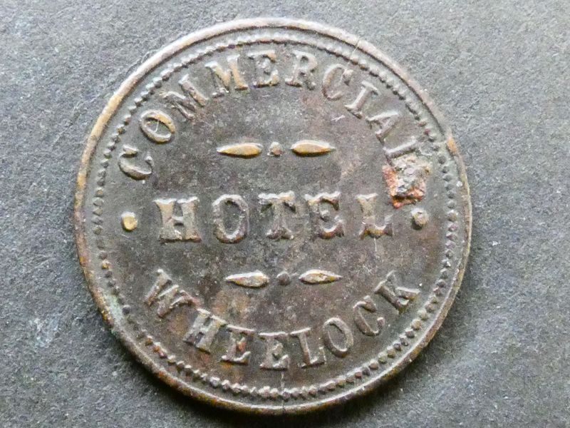 Inn checks & refreshment tokens,  Cheshire, Wheelock.