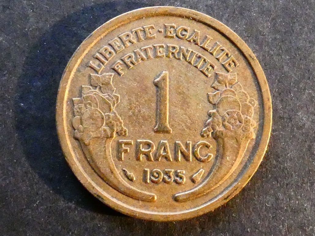 France, 1 Franc, 1935