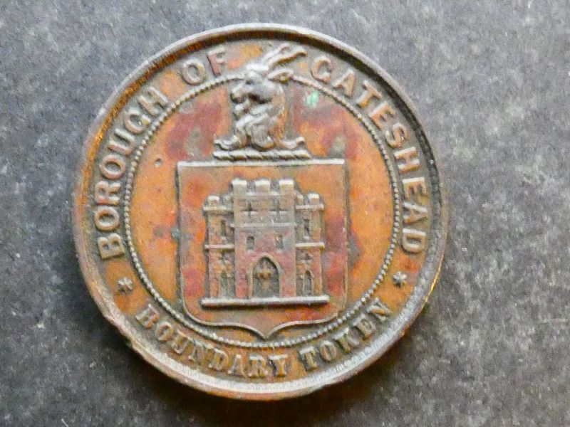 Boundary Token, Durham, Gateshead, 1849.