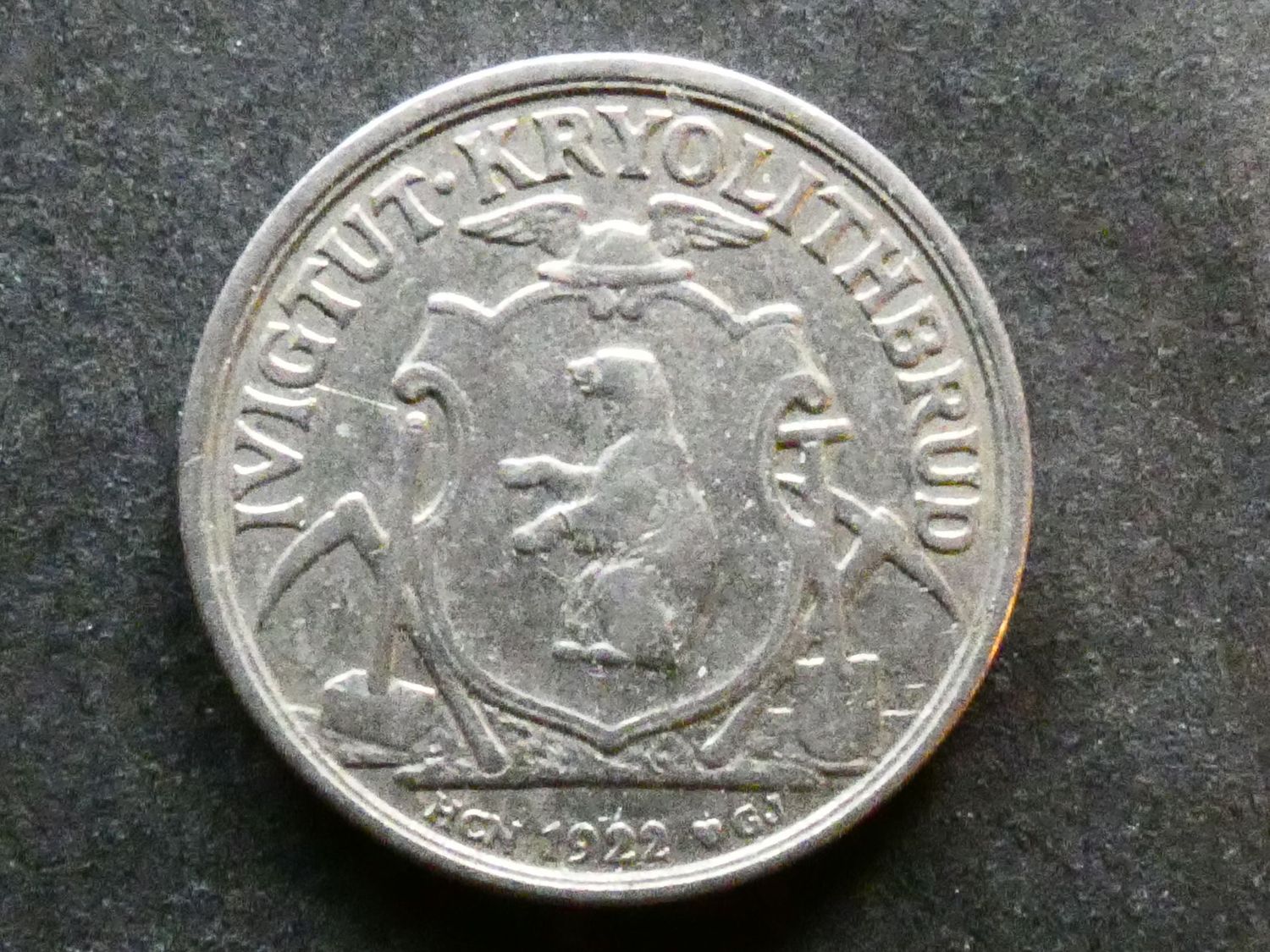 Greenland, 10 Øre, 1922