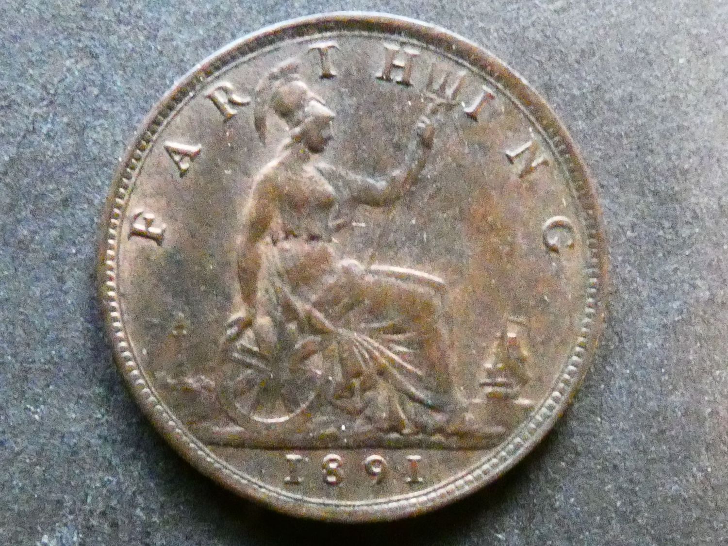 Farthing, 1891.