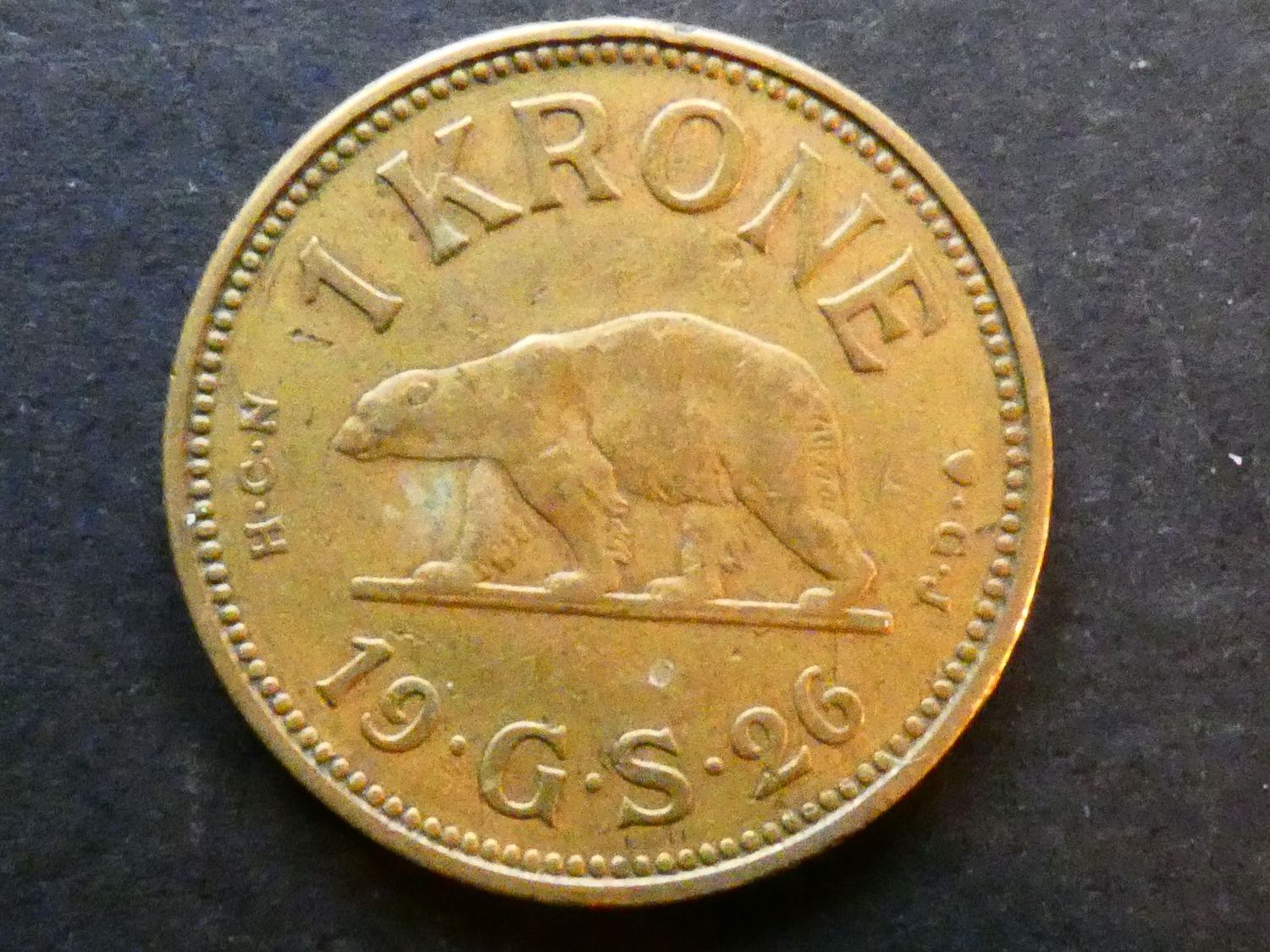Greenland, 1 Krone, 1926