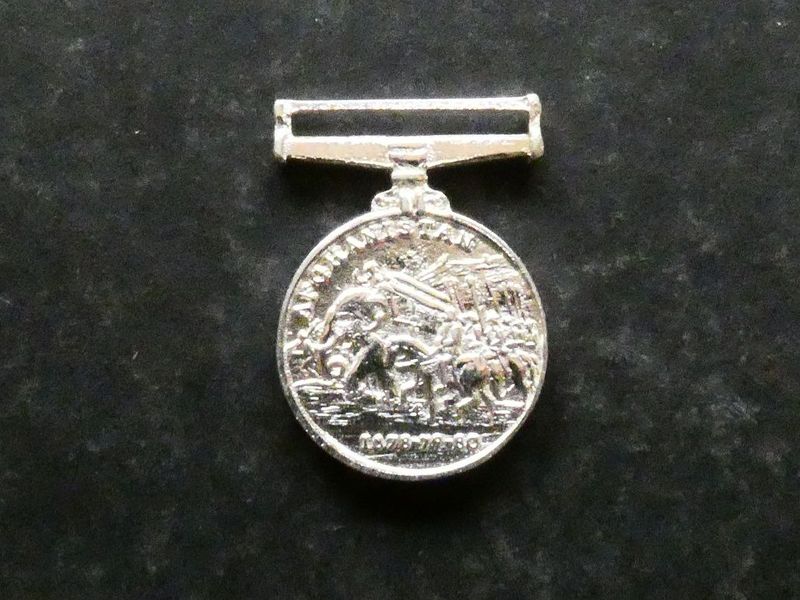 Great Britain, Afghanistan Medal 1878-79-80, modern restrike (miniature)