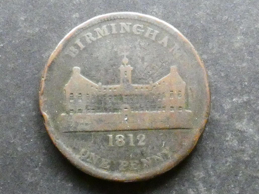 19th Century Penny, Warwickshire, Birmingham Workhouse, Davis-39