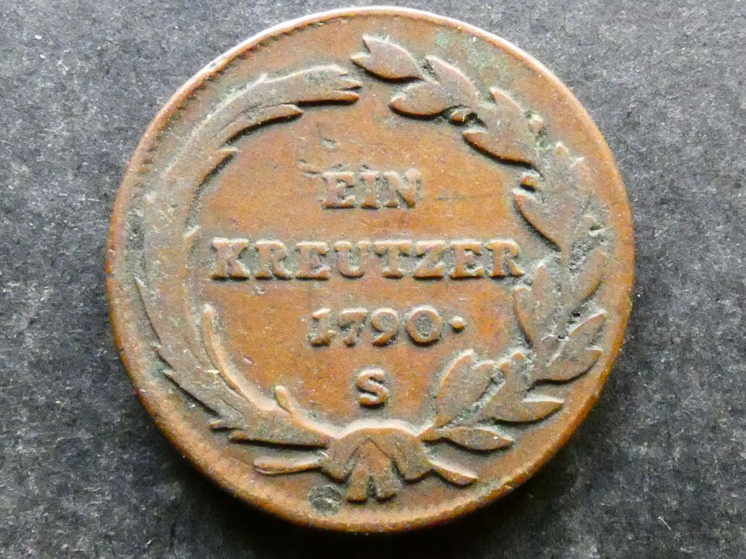 Austria, 1 Kreuzer, 1790 S, Schmollnitz mint