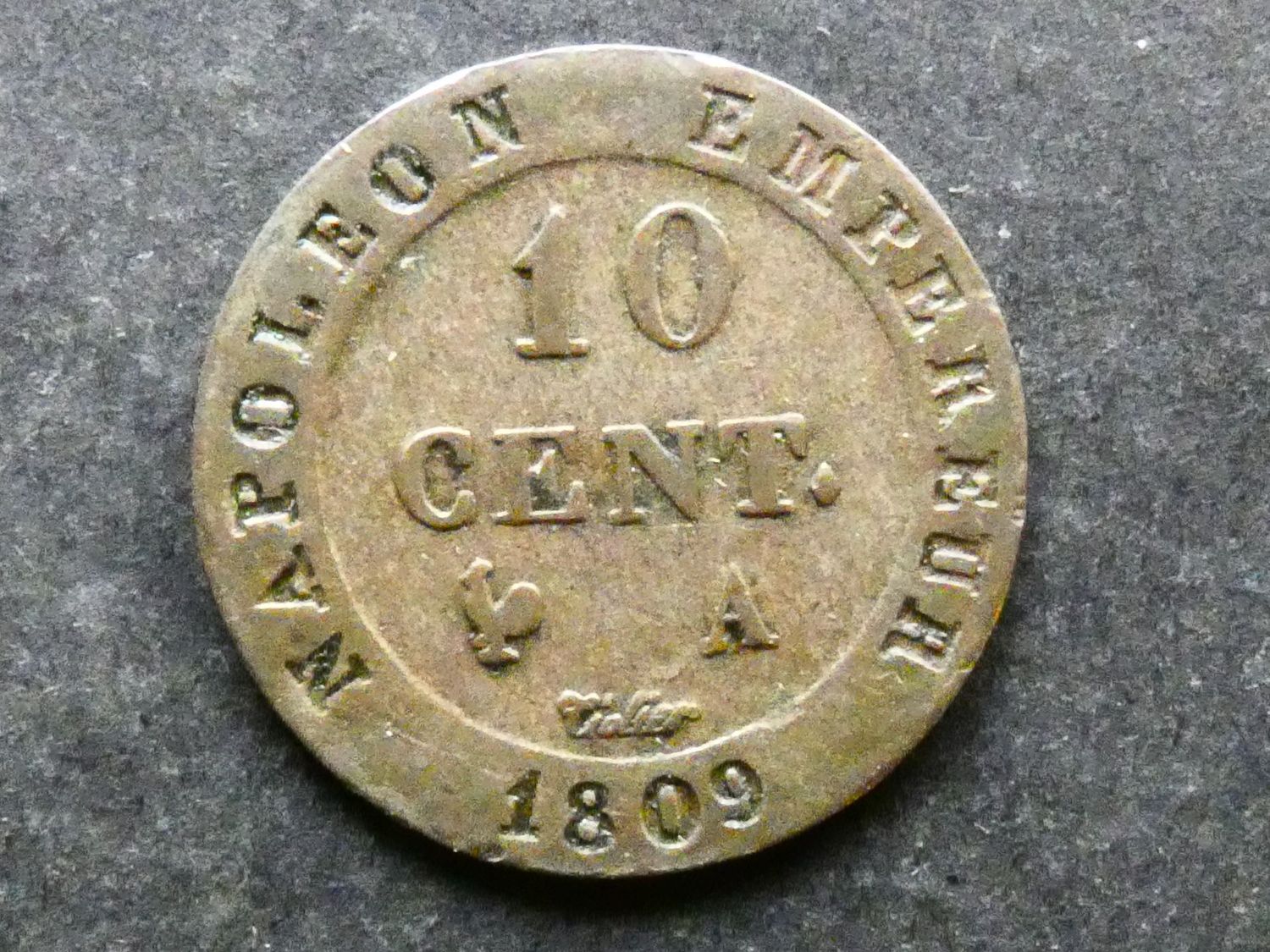 France, 10 Centimes, 1809A