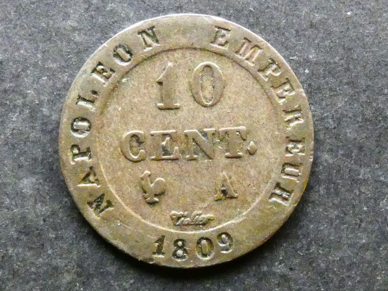 France, 10 Centimes, 1809A
