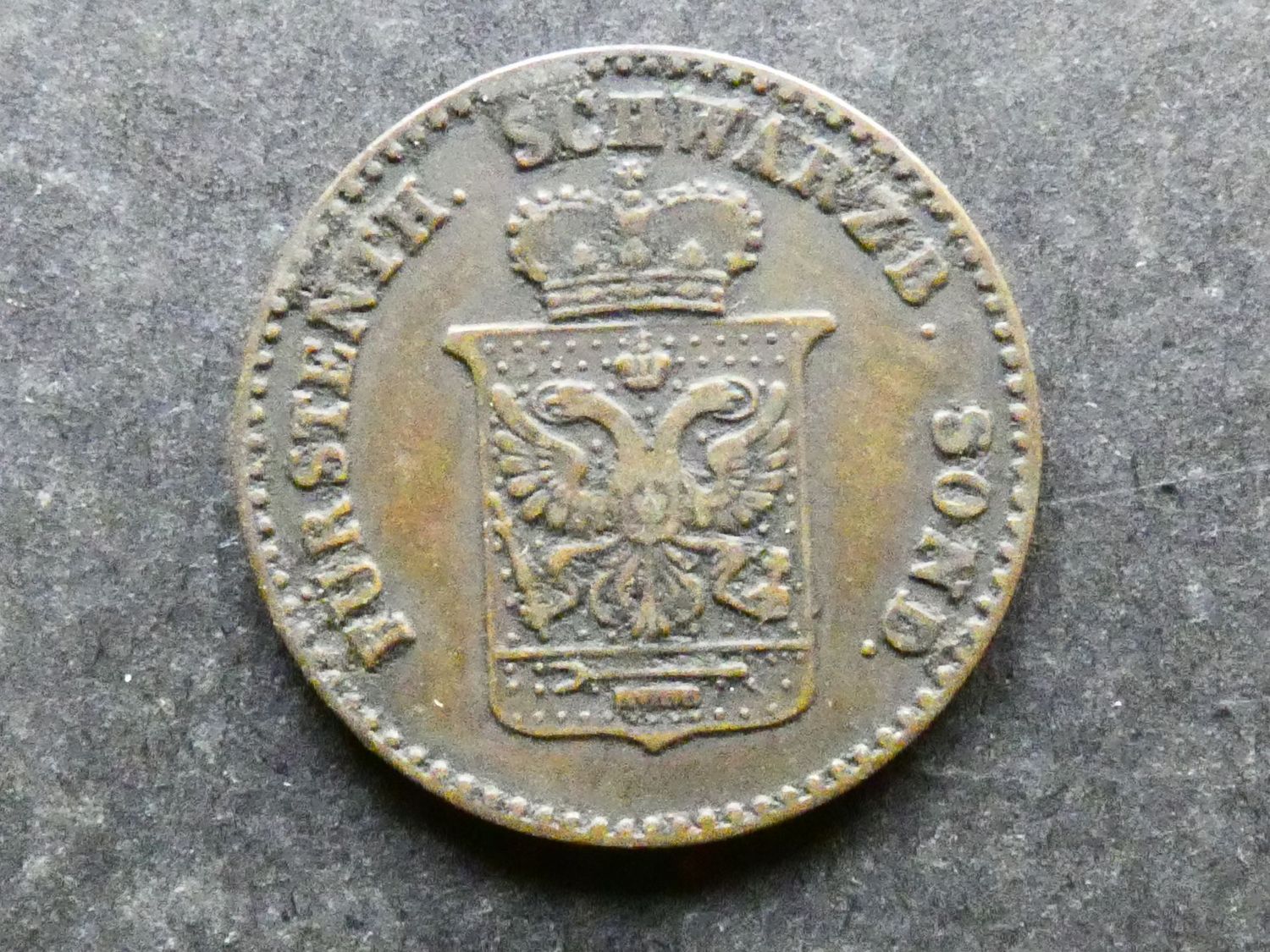 German States, Schwartzburg-Sonderhausen, 1 Silbergroschen, 1858A German States, Schwartzburg-Sonderhausen, 1 Silbergroschen, 1858A