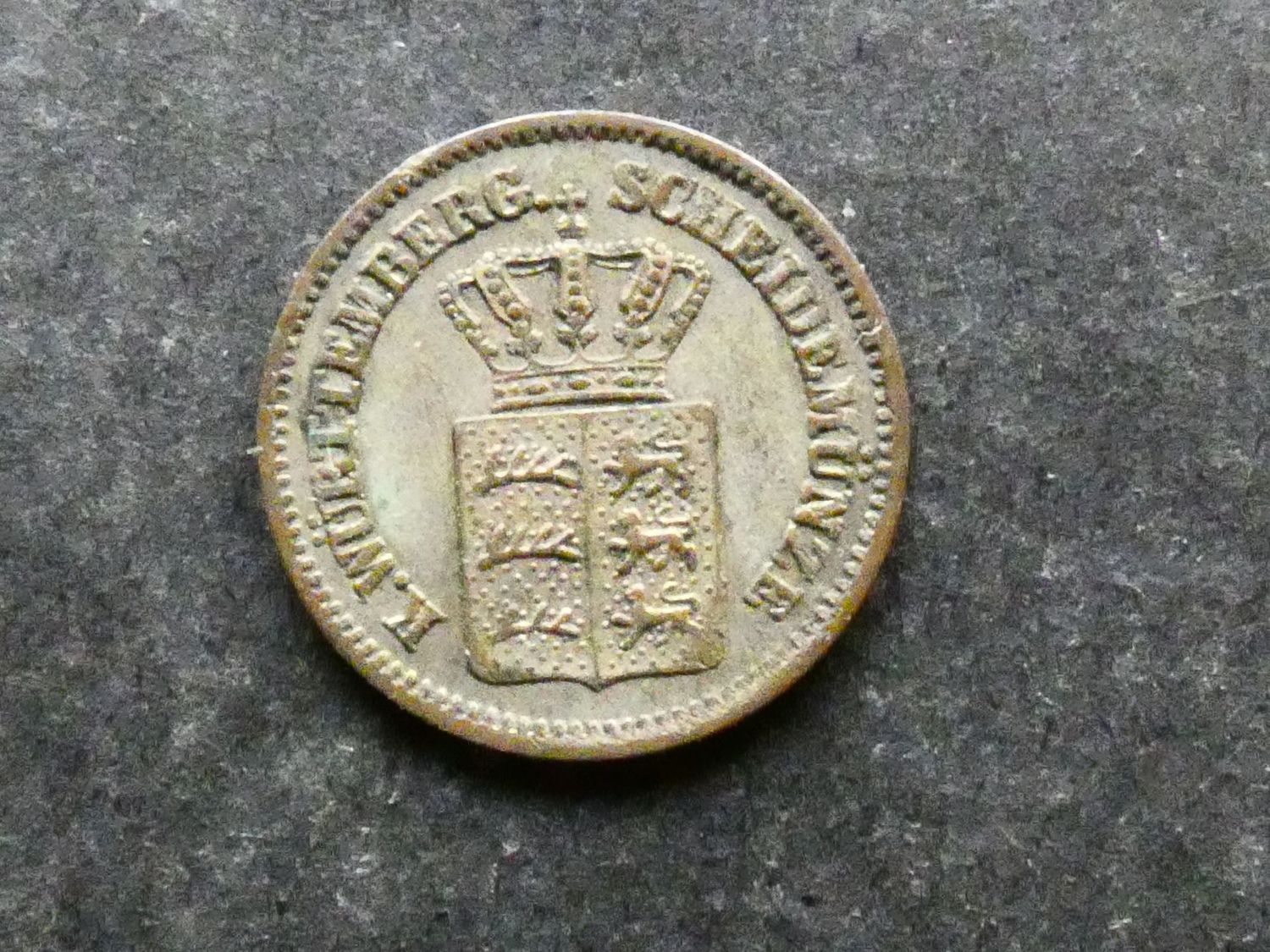 German States, Württemberg, 1 Kreuzer, 1866.