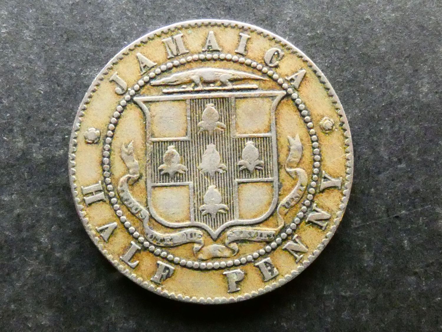 Jamaica, Halfpenny, 1906