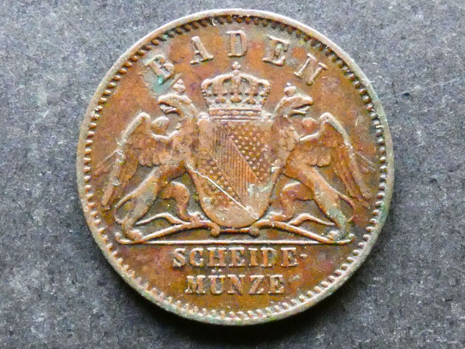 German States, Baden, ½ Kreuzer, 1866