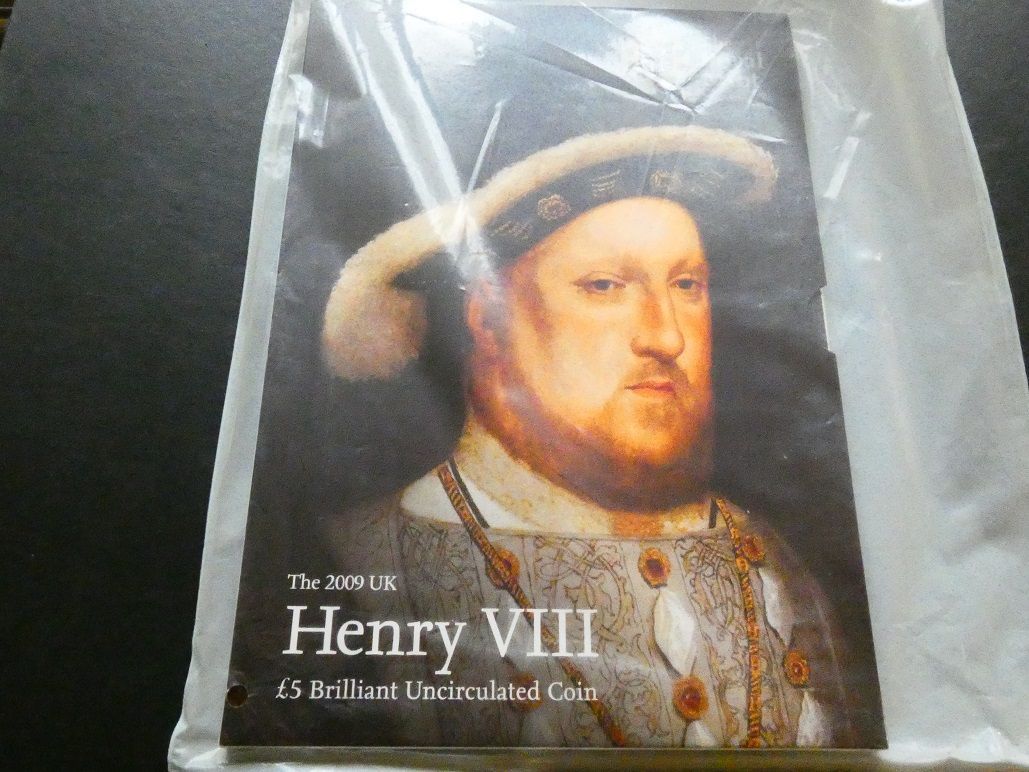 £5, 2009, Henry VIII.